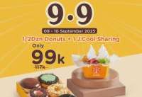 JCO: Promo 9.9 Terakhir! Donat & JCOOL Cuma 99 Ribu!