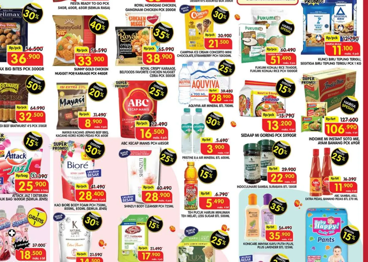 Promo JSM Superindo 30 Mei-1 Juni 2025, Indomie Harga Spesial & Mie Sedaap Diskon 15%