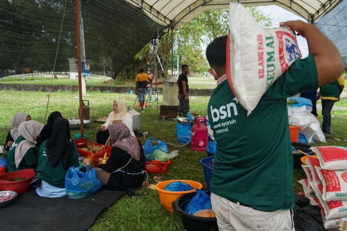 BSN Siapkan Dapur Umum untuk Warga Terdampak Bencana di Aceh