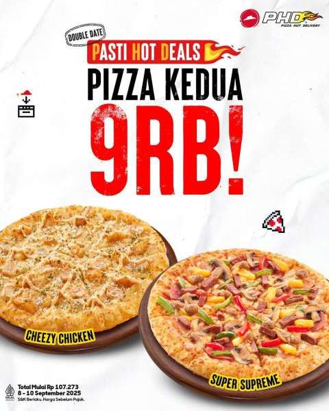 Promo 9.9 di PHD (Pizza Hut Delivery) Bulan September 2025