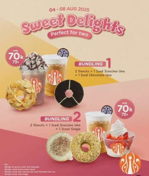 Promo JCO Sweet Delights Perfect for Two Agustus