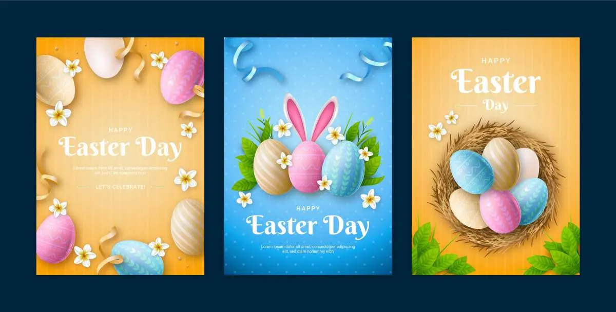 Download Gambar Telur Paskah untuk Perayaan Easter Day, Gratis! 