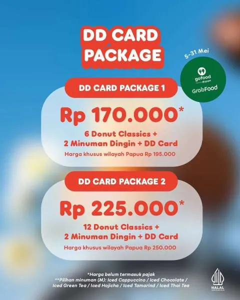 Promo Dunkin DD Card Package Ojol