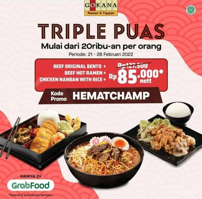 Promo Gokana Triple Puas