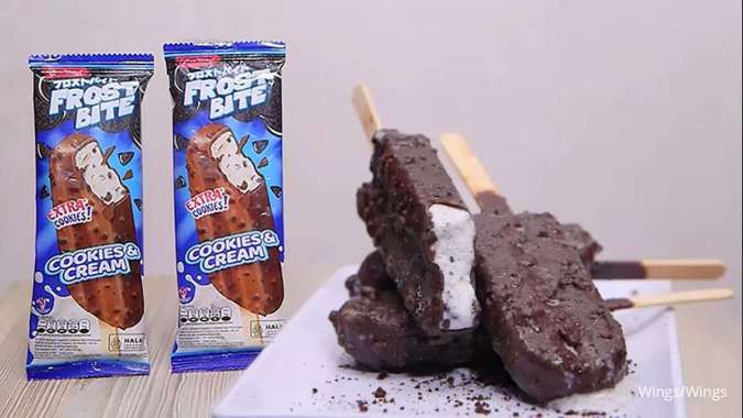 Frostbite Tambah Variasi Produk dengan Es Krim Stik Cookies & Cream