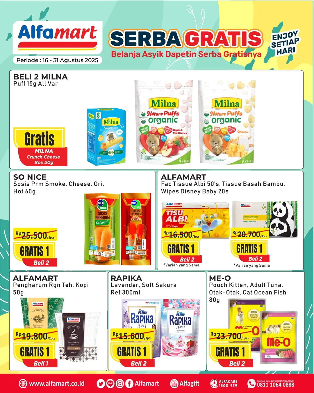 Promo Alfamart Serba Gratis Periode 16-31 Agustus 2025