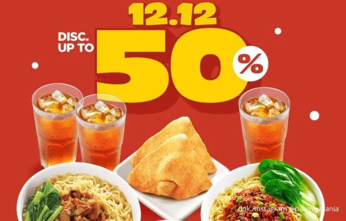 Promo Bakmi GM 12.12 Periode 8 Desember 2025 Via GrabFood, Raih Diskon sampai 50%