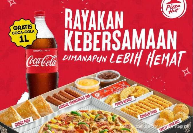 4 Promo Pizza Hut Terbaru Desember 2024, Gratis Coca-Cola Sampai Mulai 35.000-an