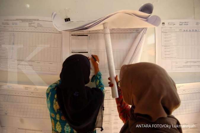 UPDATE real count pilpres KPU (28 April, 12.00 WIB): Jokowi 56,36%-Prabowo 43,64%