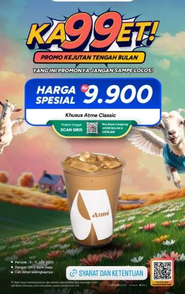 Promo KA99ET Bank Saqu dengan Atme