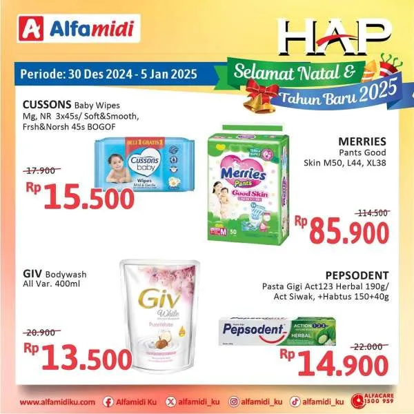 Promo Alfamidi Hemat Satu Pekan Periode 30 Desember 2024-5 Januari 2025