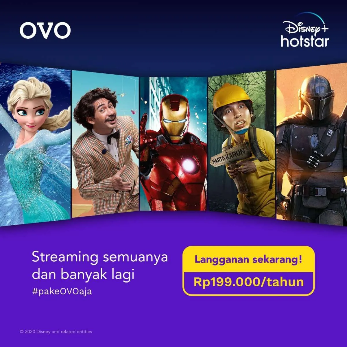 Ingin langganan Disney+ Hotstar tapi tidak mau ribet? Sekarang bisa bayar pakai OVO