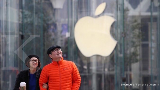Wall Street terkerek kinerja Apple
