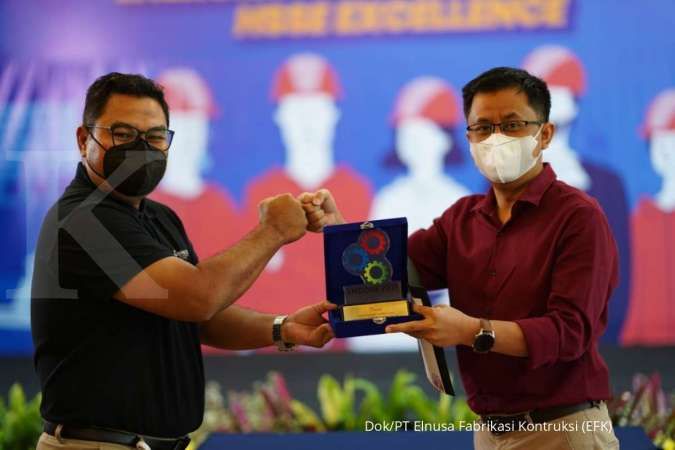 Elnusa Fabrikasi Konstruksi Raih Penghargaan Sebagai The Best Contractors CSMS Full Cycle