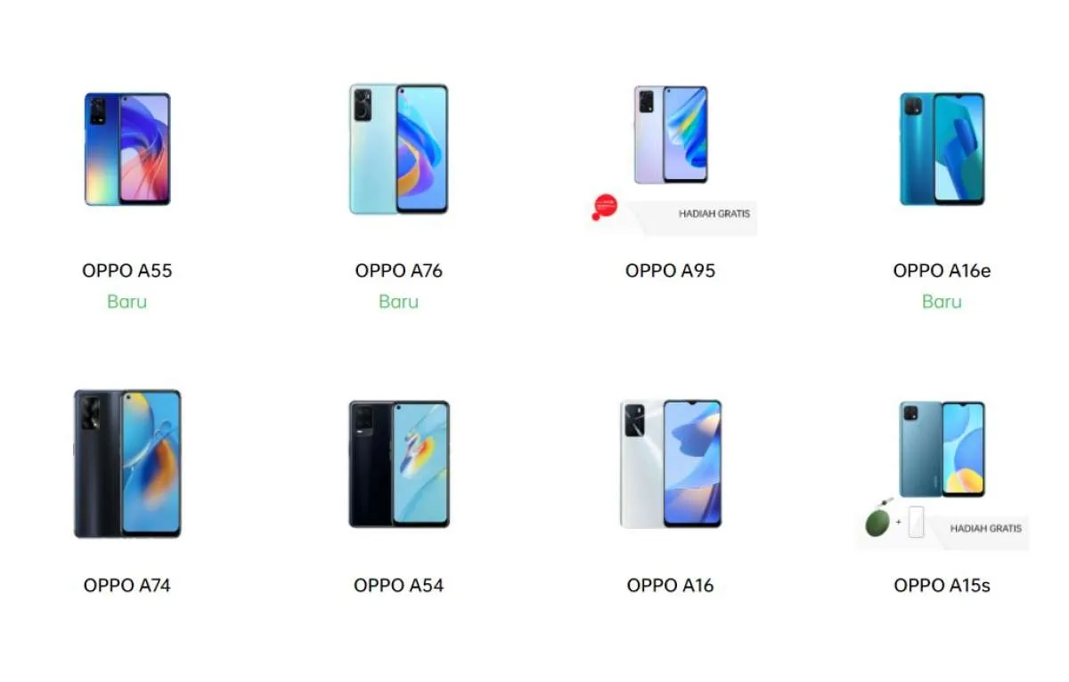  Daftar Harga HP OPPO A Series, Terbaru di April 2023