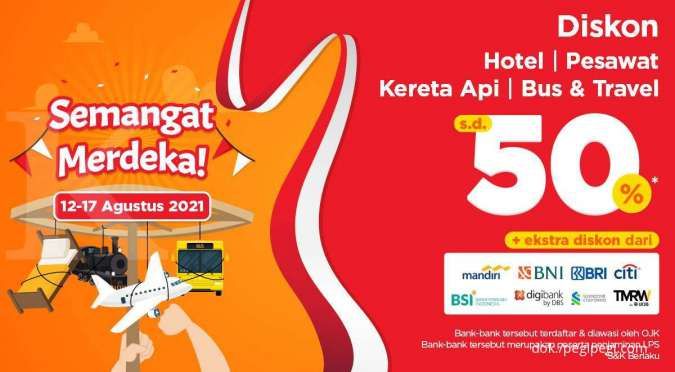 Semangat Merdeka PegiPegi, Diskon Hingga 50% Semua Produk Dari 12-17 Agustus