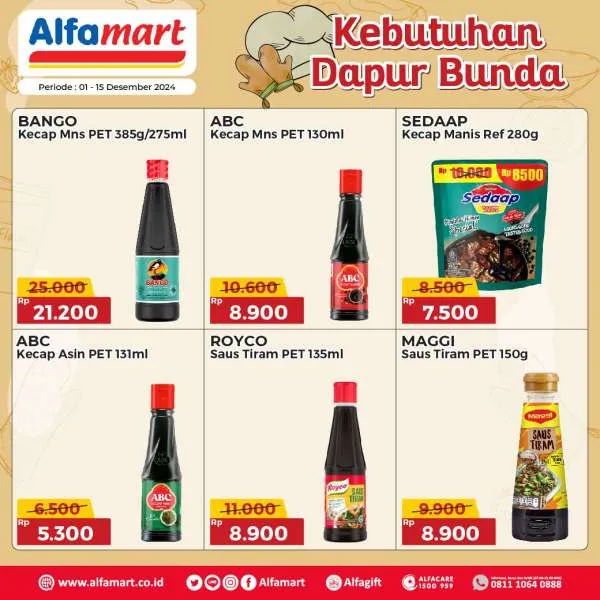 Promo Alfamart Kebutuhan Dapur Periode 1-15 Desember 2024