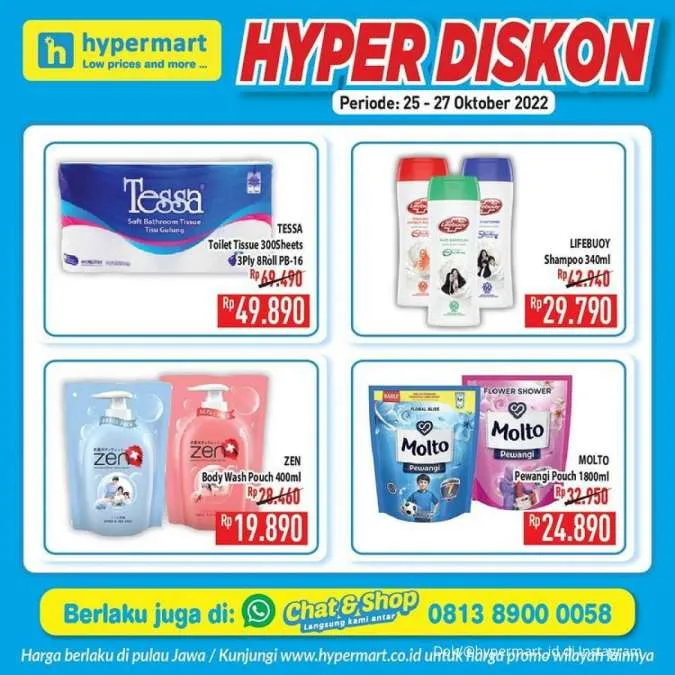 Promo Hypermart Mulai 25-27 Oktober 2022