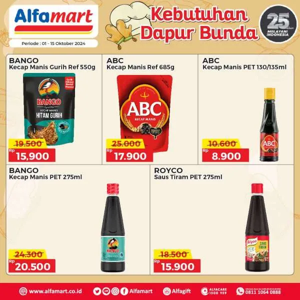 Promo Alfamart Kebutuhan Dapur Periode 1-15 Oktober 2024