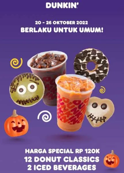 Promo Dunkin Harga Spesial Periode 20-26 Oktober 2022