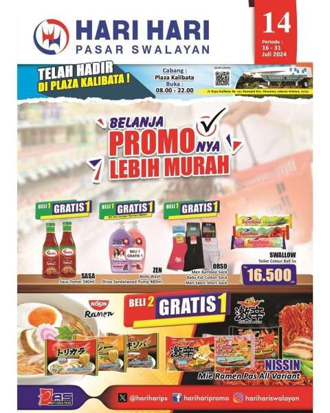 Promo Hari Hari Swalayan Terbaru 16-31 Juli 2024