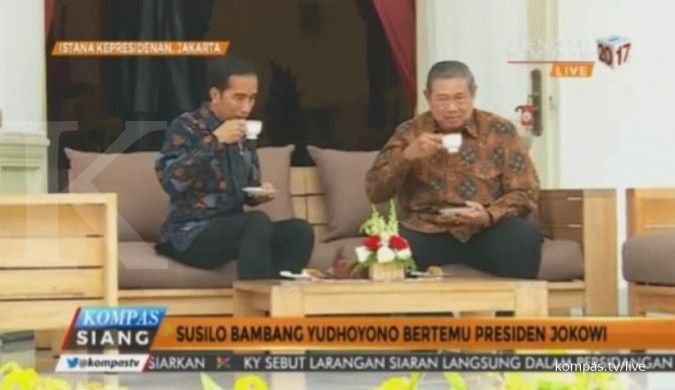 Ke Istana, SBY doakan Jokowi