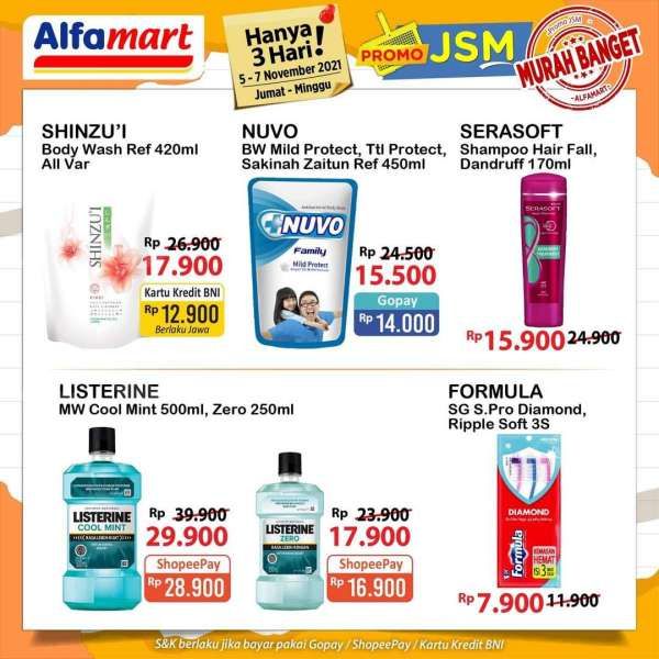 Katalog Promo JSM Alfamart Hanya 3 Hari Periode 5-7 November 2021