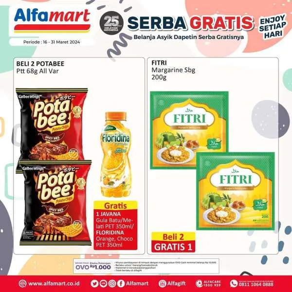 Promo Alfamart Serba Gratis Periode 16-31 Maret 2024