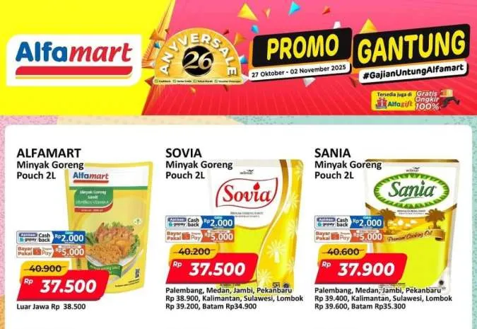 Katalog Promo Alfamart Gantung (Gajian Untung) Periode 25-30 September 2026