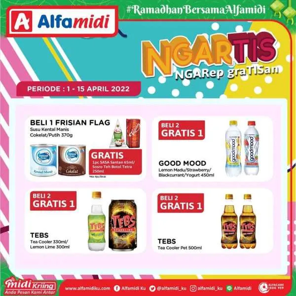 Promo Alfamidi Ngartis (Ngarep Gratisan) Periode 1-15 April 2022