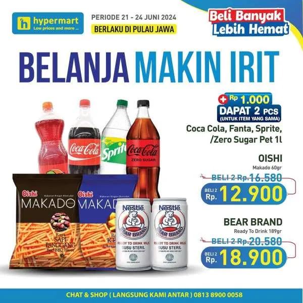 Promo Hypermart Beli Banyak Lebih Hemat Periode 21-24 Juni 2024