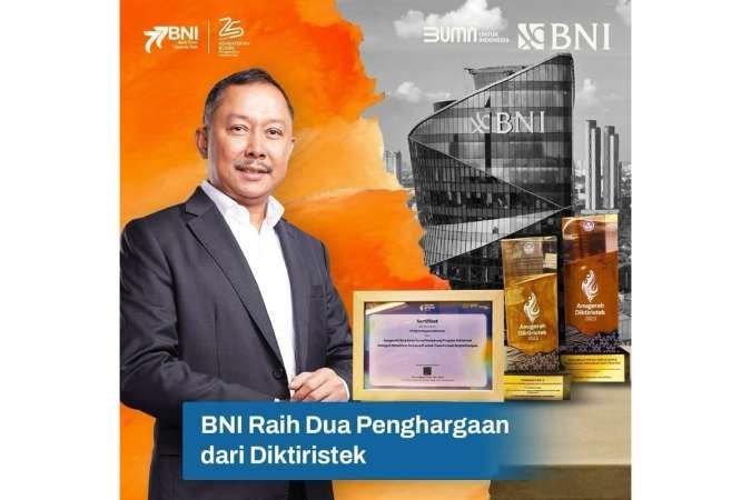 Inovatif Dalam Layanan Kampus, BNI Raih 2 Penghargaan Kemendikbudristek