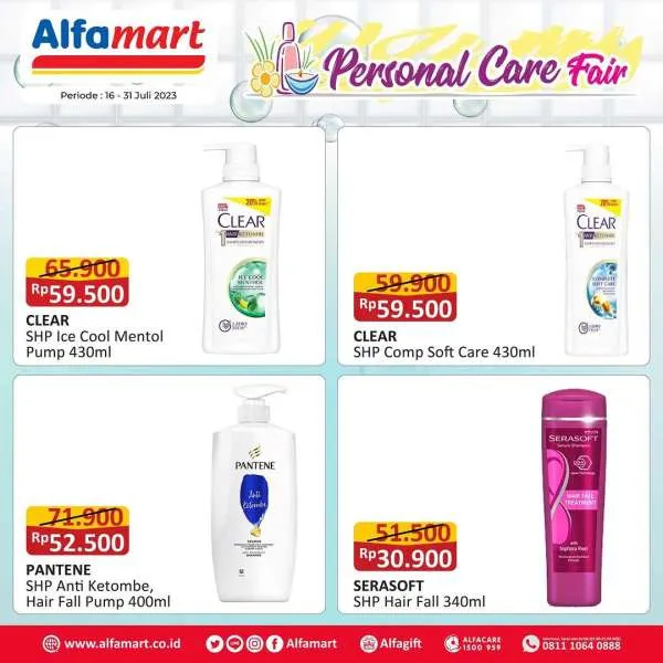 Promo Alfamart Personal Care Fair Periode 16-31 Juli 2023