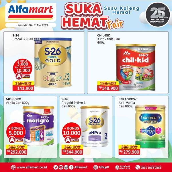 Promo Alfamart Susu Kaleng Hemat 16-31 Mei 2024