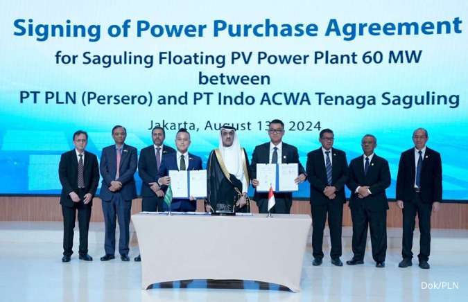 PLN Gandeng ACWA Power Kembangkan PLTS Terapung Saguling 92 MWp di Jawa Barat