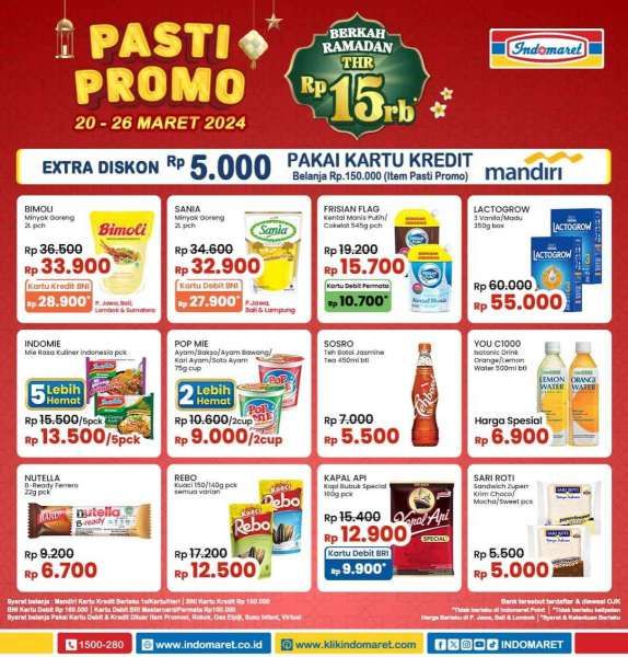 Promo JSM Indomaret Terbaru 22-24 Maret 2024