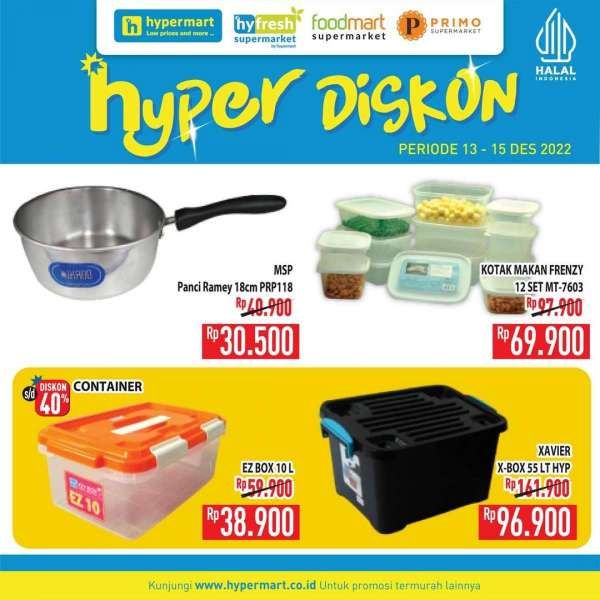 Katalog Harga Promo Hypermart Weekday 13-15 Desember 2022