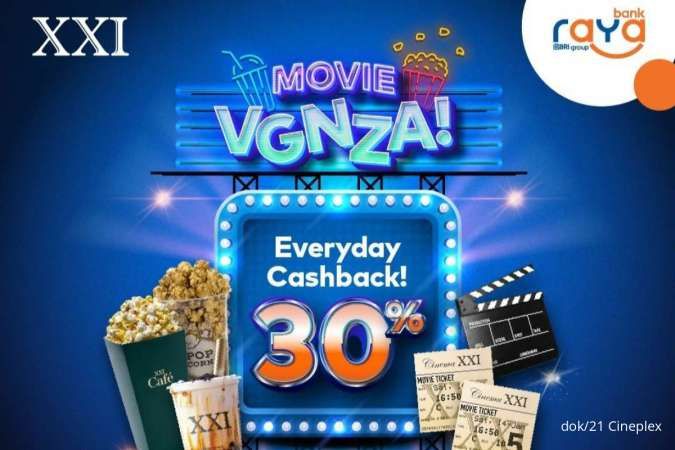 Movie Vaganza Cashback 30% Pakai QRIS di Cinema XXI edisi Februari 2024
