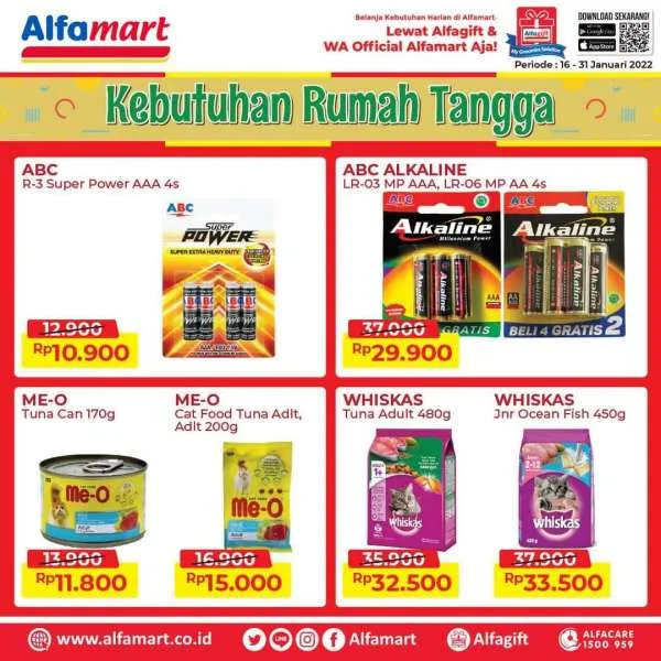 Promo Alfamart 16-31 Januari 2022