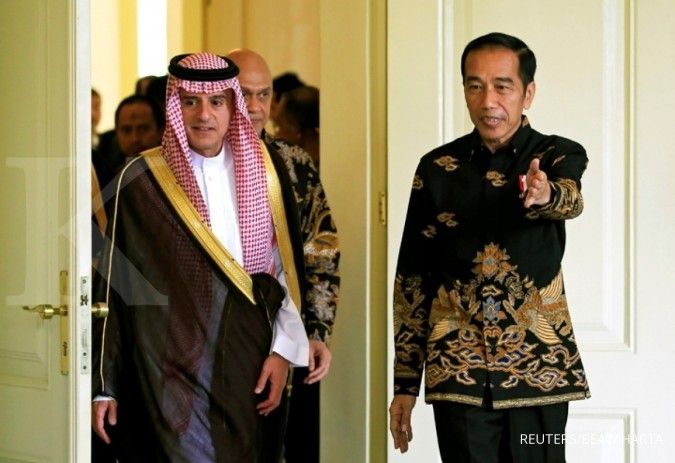 Ini tiga hal yang dibicarakan Jokowi dengan Menlu Arab