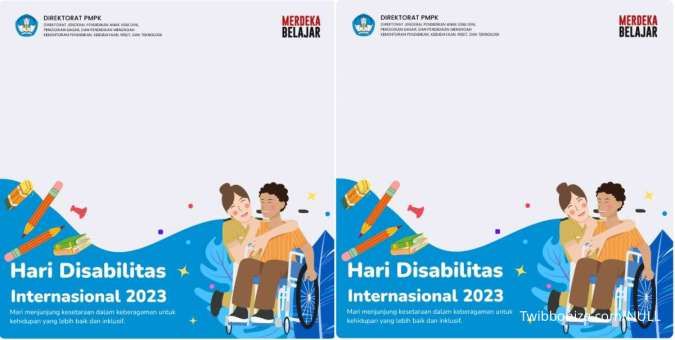 31 Twibbon Hari Disabilitas Internasional 3 Desember 2023, Yuk Kampanyekan di Medsos!