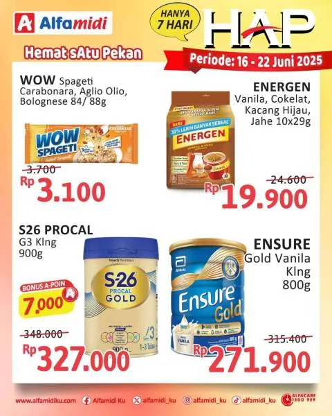 Promo Alfamidi Hemat Satu Pekan Periode 16-22 Juni 2025
