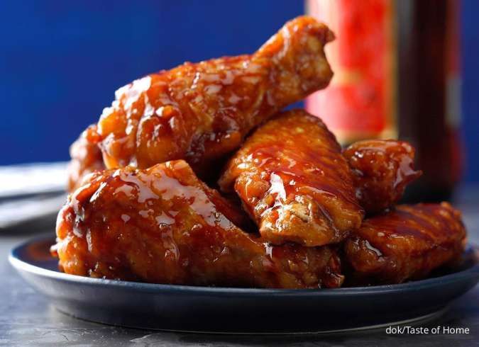 Resep Honey Barbeque Wings Berbumbu Kental, Meresap Sampai ke Daging