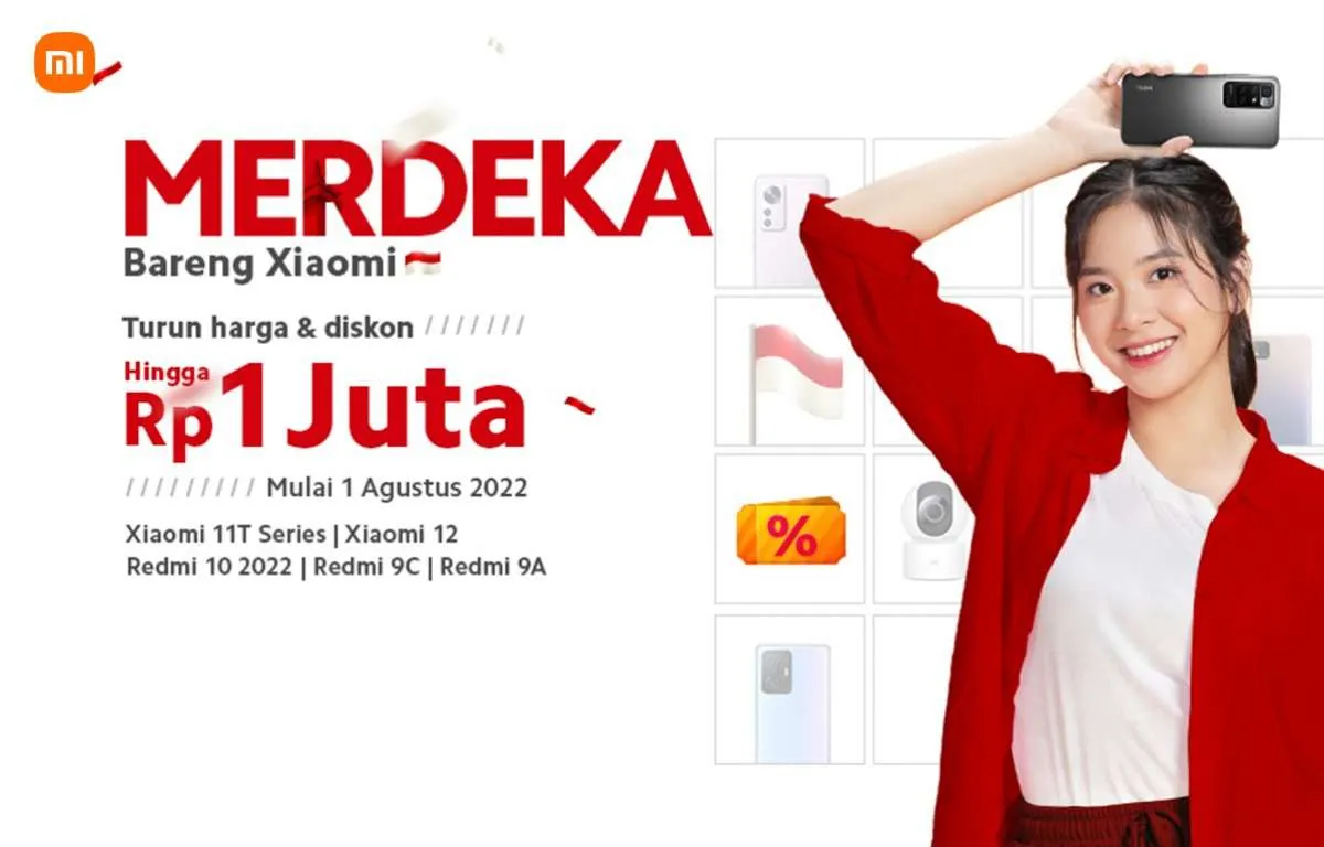 Promo Harga HP Xiaomi Spesial Agustusan, Ada Diskon Sampai Rp 1 Juta!