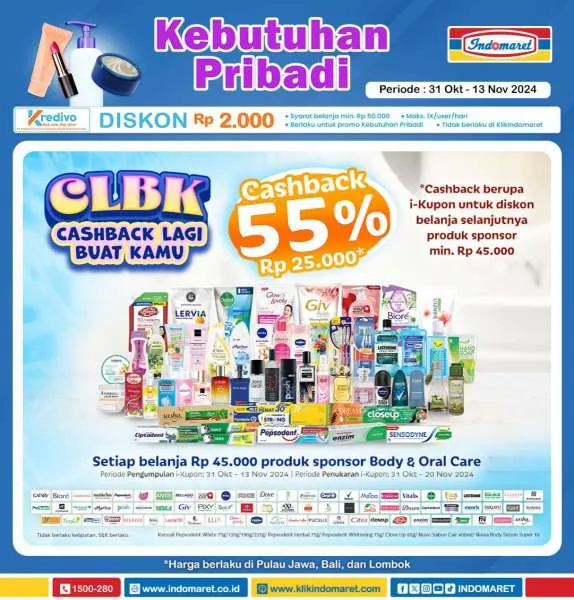 Promo Indomaret Super Hemat Periode 31 Oktober-13 November 2024