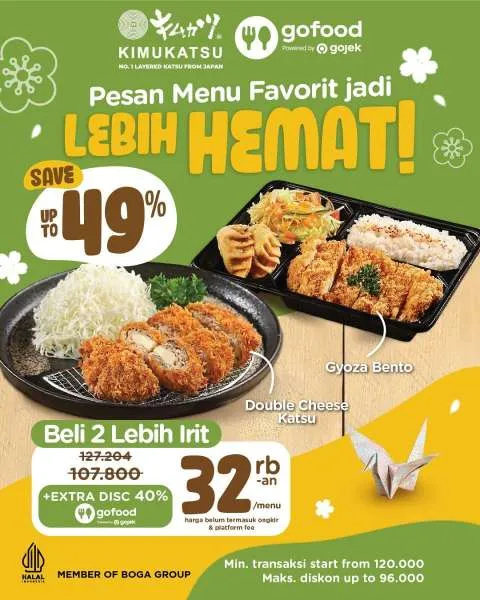 Promo Kimukatsu Delivery Hemat dengan GoFood