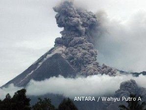 Pagi ini, Merapi kembali erupsi