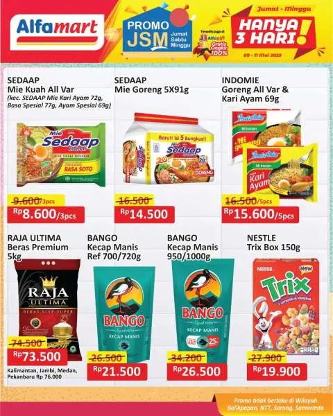 Promo JSM Alfamart Periode 9-11 Mei 2025