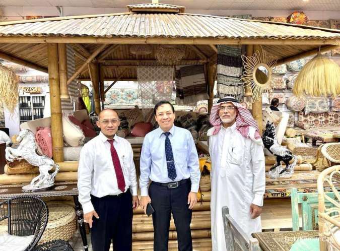 Mebel dan Dekorasi Rumah Berbahan Baku Alami UKM Indonesia Digemari di Arab Saudi