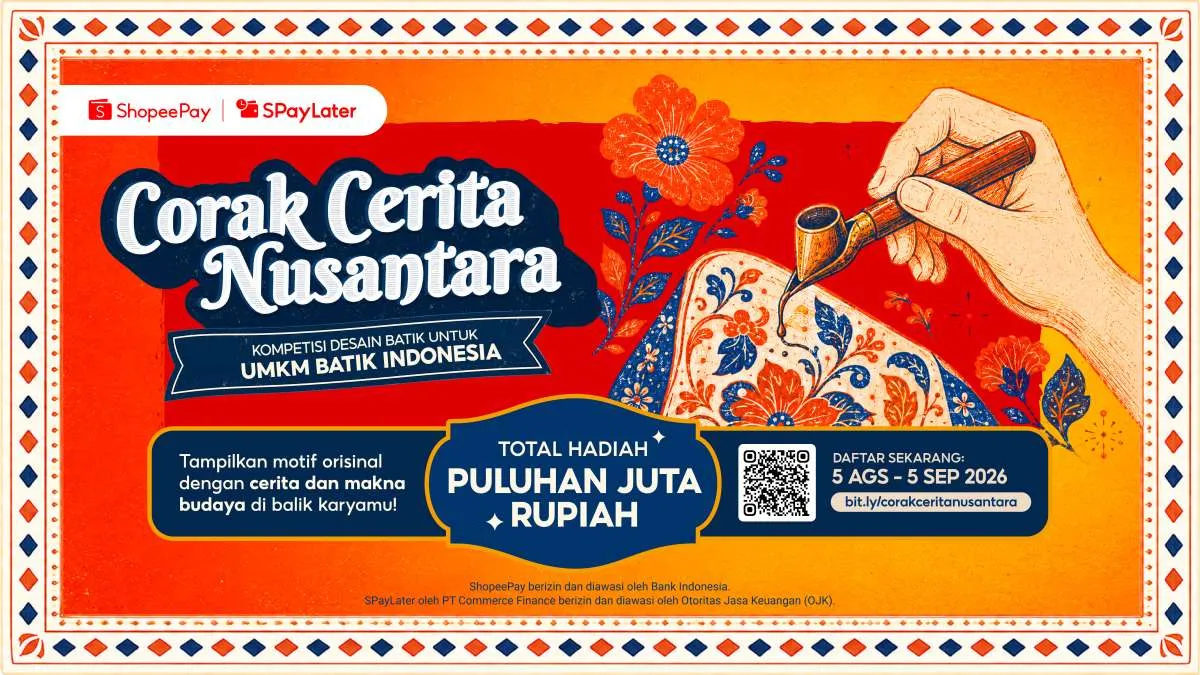 Dukung UMKM, ShopeePay dan SPayLater Gelar Kompetisi Desain Batik Nasional